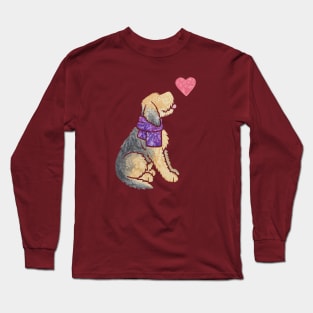 Otterhound watercolour Long Sleeve T-Shirt